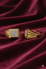 Gents Ring Cz Paper