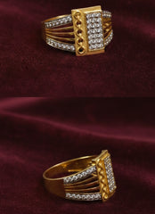 Gents Ring Cz Paper