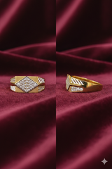 Gents Ring Cz Paper