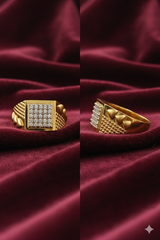 Gents Ring Cz Paper