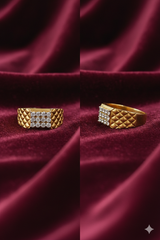 Gents Ring Cz Paper