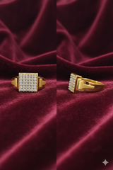 Gents Ring Cz Paper