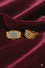 Gents Ring Cz Paper
