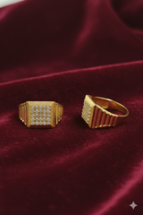 Gents Ring Cz Paper