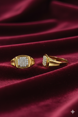 Gents Ring Cz Paper